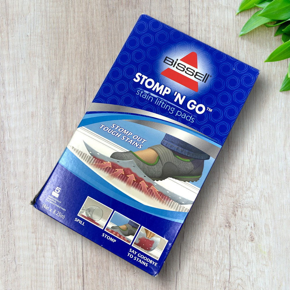 NEW Bissell Stomp 'N Go Stain Lifting Pads Carpet Cleaning Discontinued 4 Total